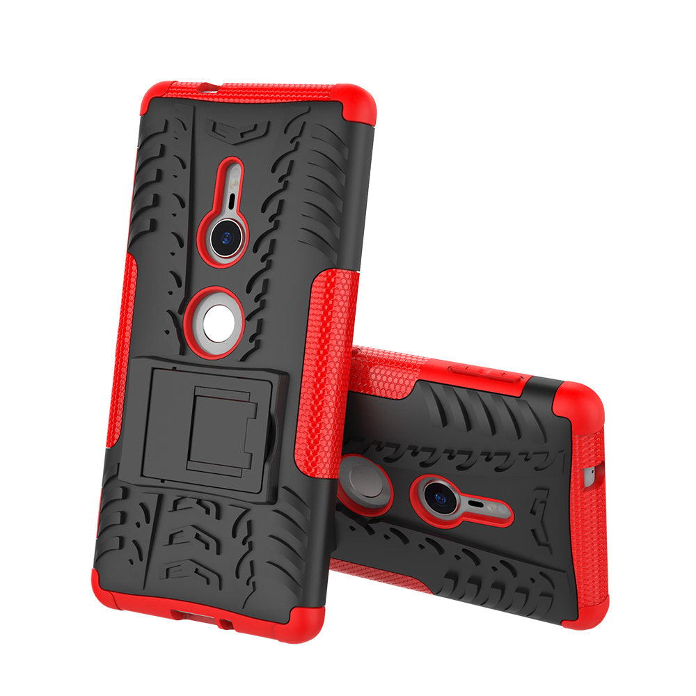 Sony Xperia XZ2 Heavy Duty Case [Red]