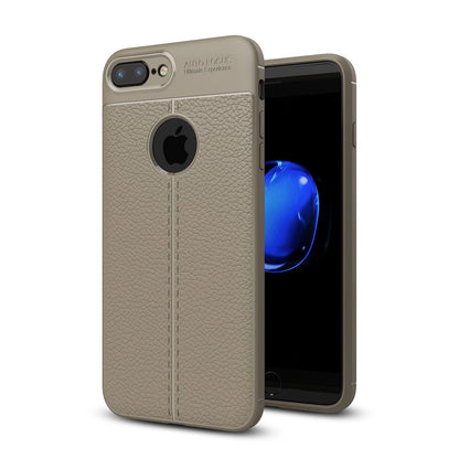Apple iPhone 7Plus/8Plus Leather Texture Case Grey