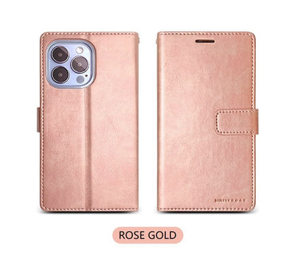Noble Diary Wallet Case - Galaxy S24 [Rose Gold]