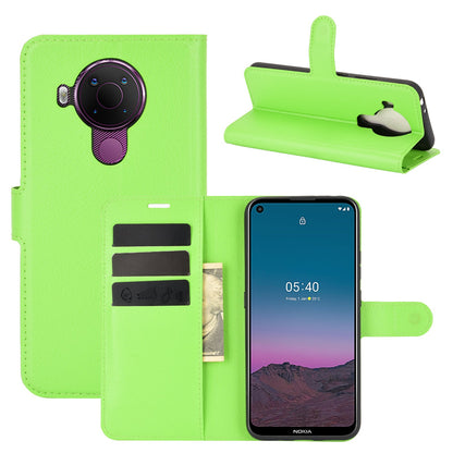 Nokia 5.4 Pu Wallet Case [Green]