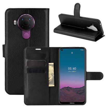 Nokia 5.4 Pu Wallet Case [Black]