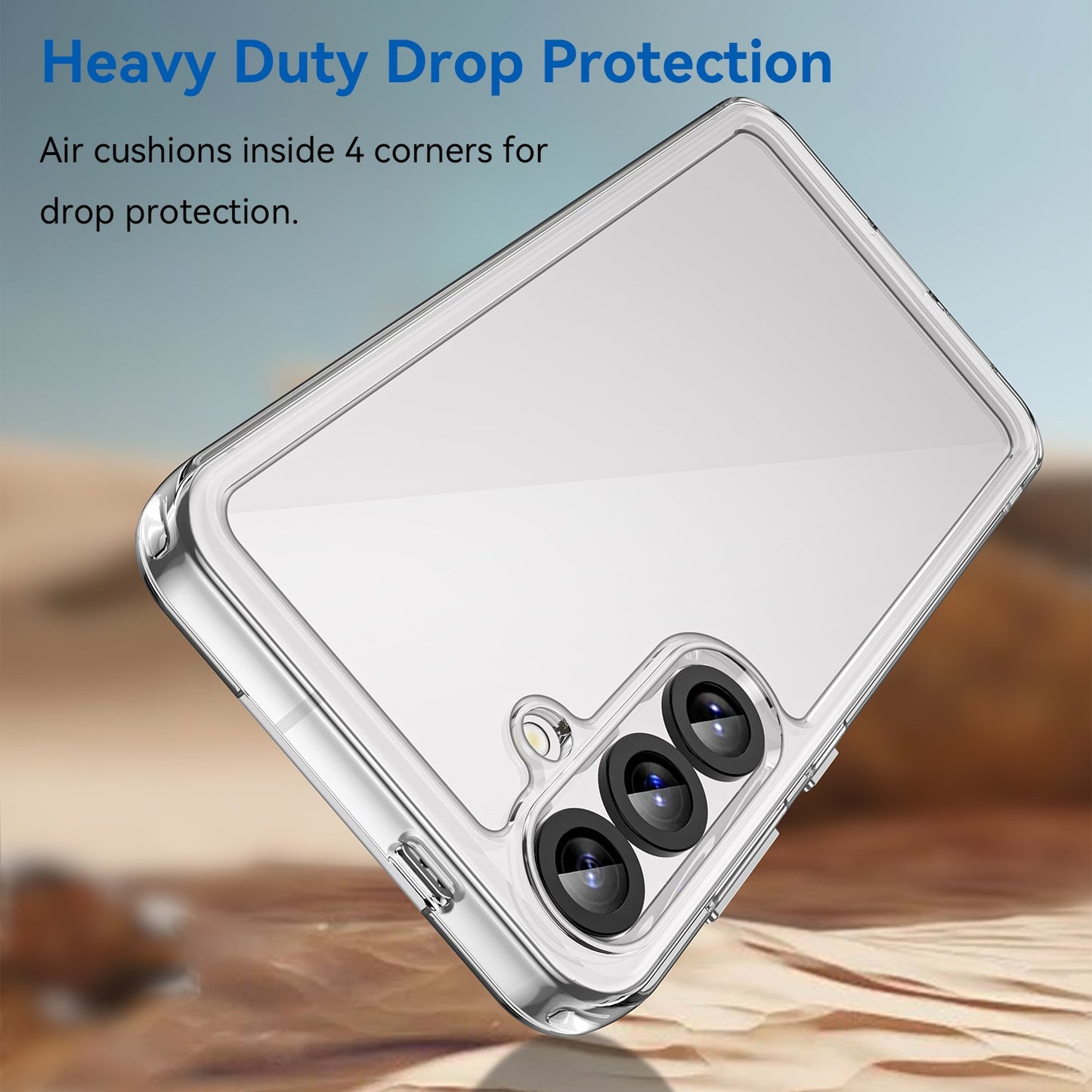 Galaxy S25 Plus Soft Gel Bumper Case [Clear]