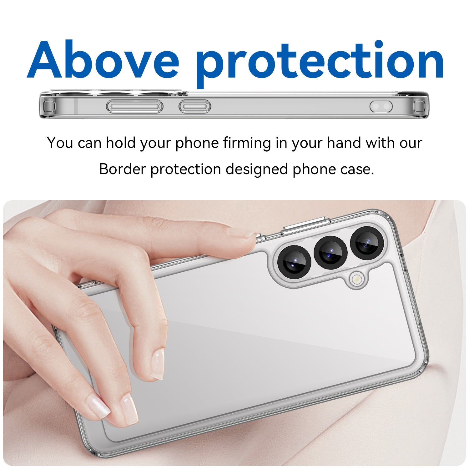 Galaxy S25 Plus Soft Gel Bumper Case [Clear]