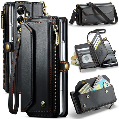 Galaxy Z Fold 7 Crossbody Wallet [Black]
