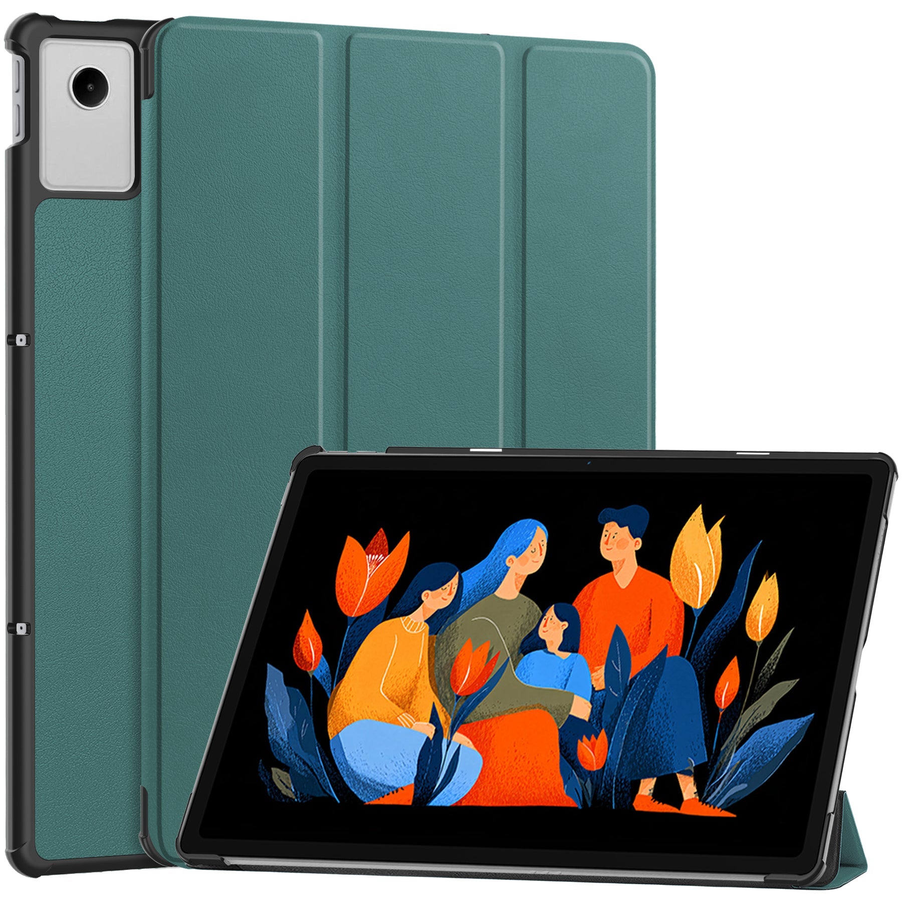 Lenovo Tab Plus 12.1 2025 Tri-fold Pu Case [Teal]