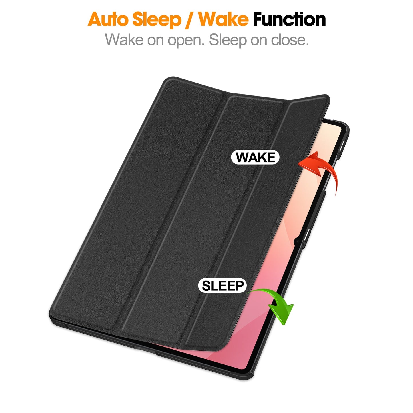 Galaxy Tab S11 Ultra Tri-fold Pu Case [Black]