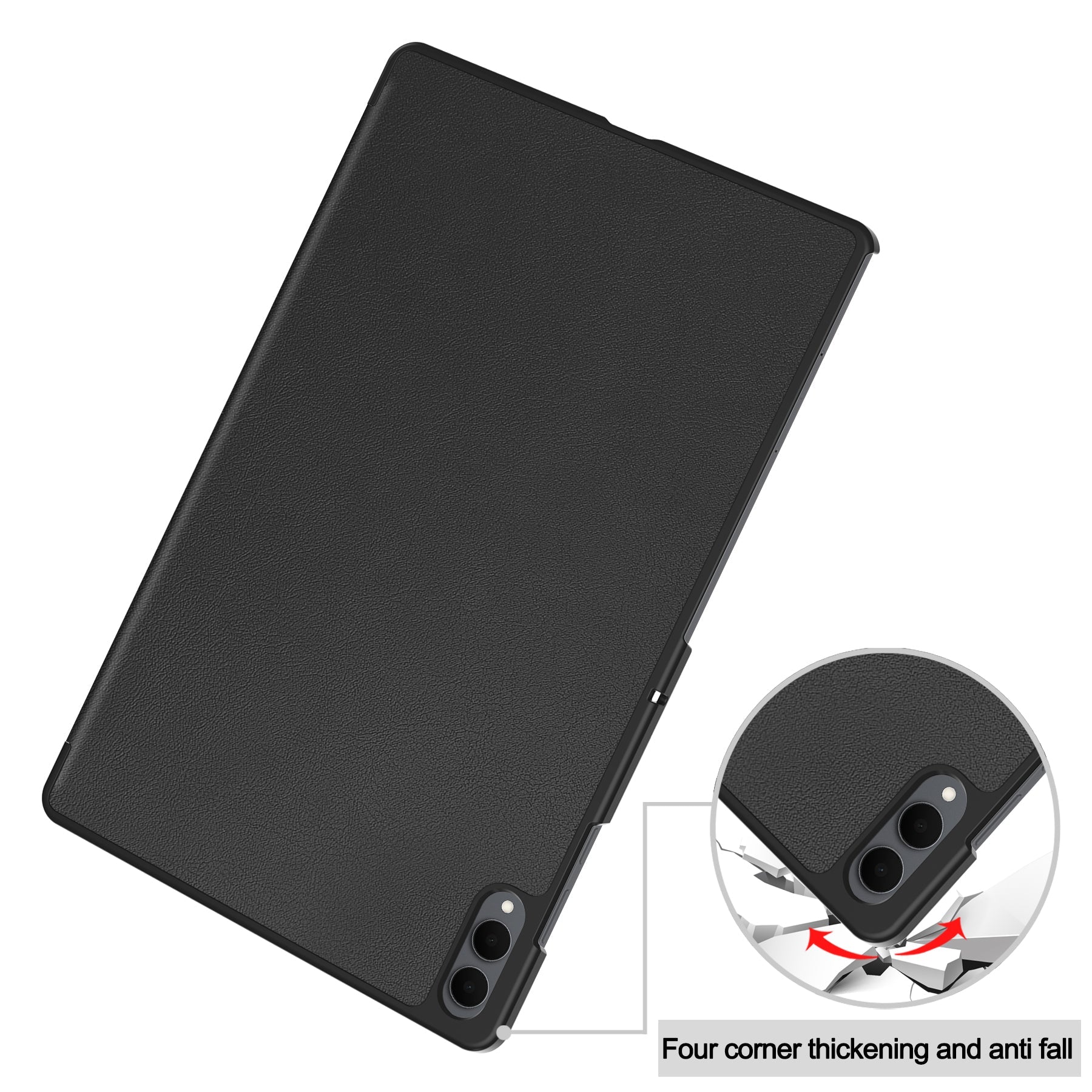 Galaxy Tab S11 Ultra Tri-fold Pu Case [Black]