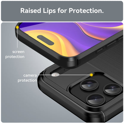 Iphone 17 Pro Max Carbon Fibre Case [Black]