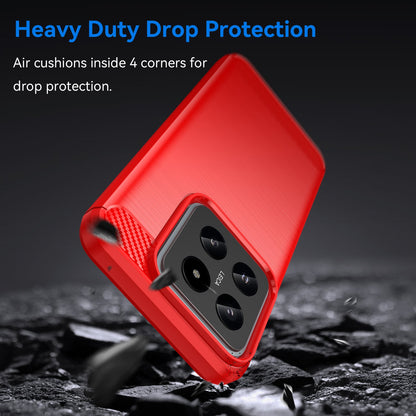 Xiaomi 14 Carbon Fibre Case [Red]