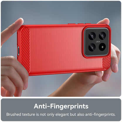Xiaomi 14 Carbon Fibre Case [Red]