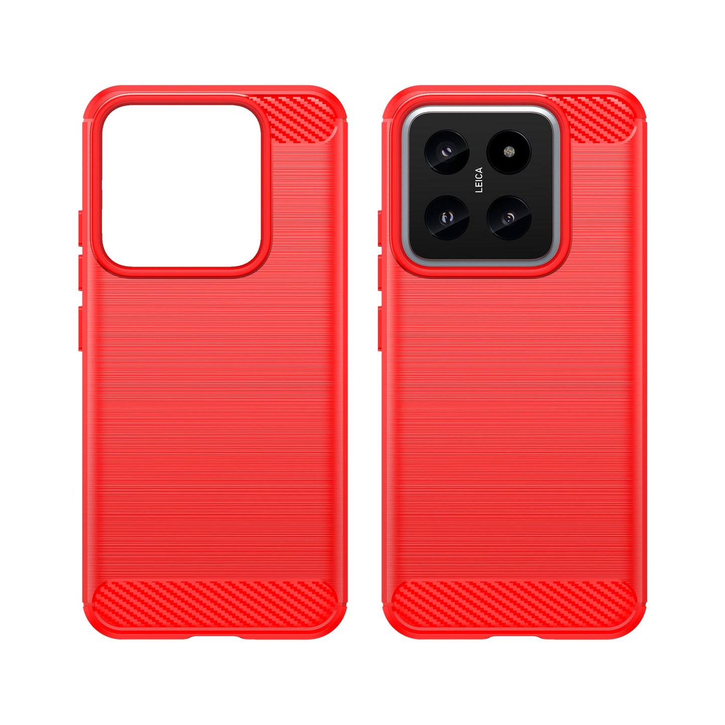 Xiaomi 14 Carbon Fibre Case [Red]