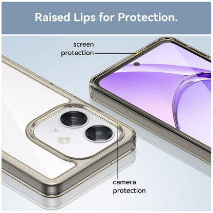 Oppo A40 4G Soft Gel Case [Clear Grey]