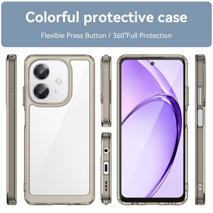 Oppo A40 4G Soft Gel Case [Clear Grey]