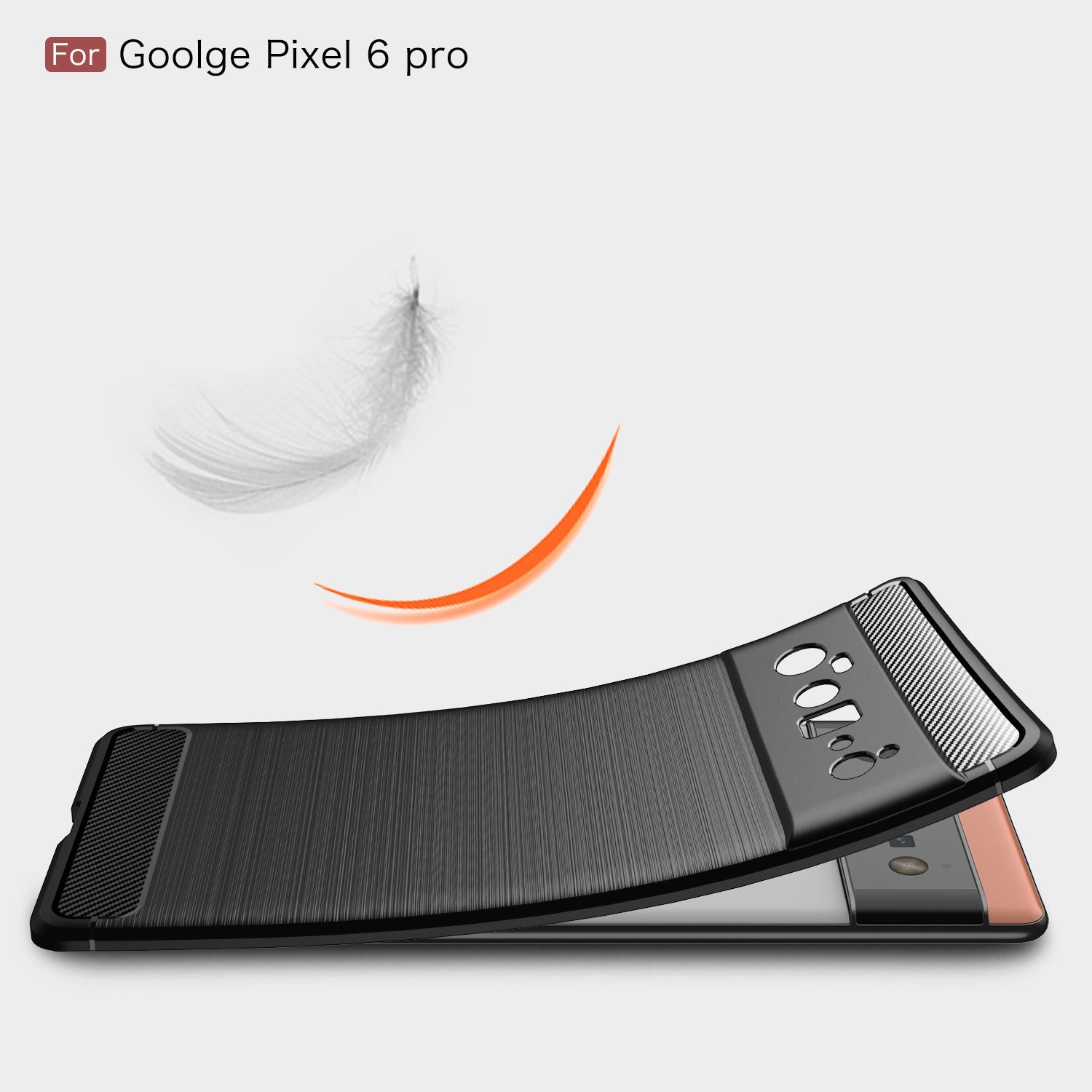 Google Pixel 6 Pro Carbon Fibre Case [Black]