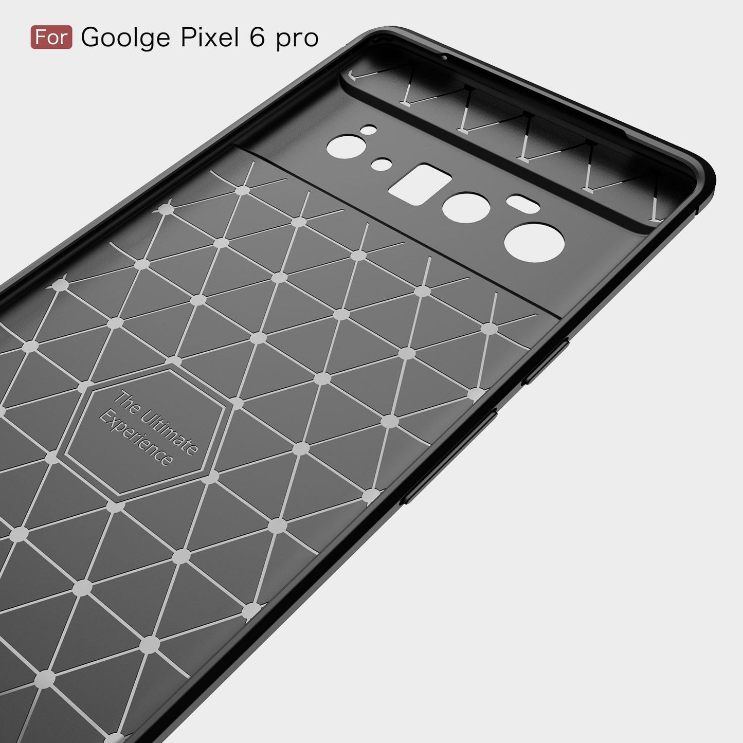 Google Pixel 6 Pro Carbon Fibre Case [Black]