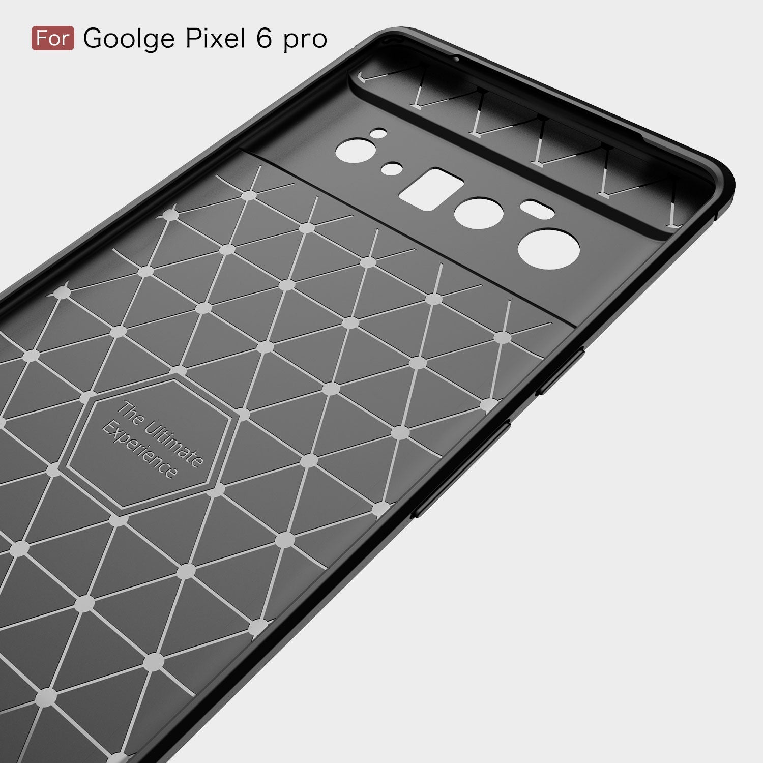 Google Pixel 6 Pro Carbon Fibre Case [Black]