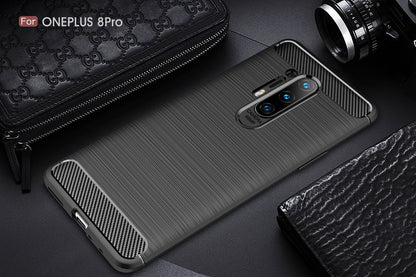 Oneplus 8 Pro Carbon Fibre Case [Black]
