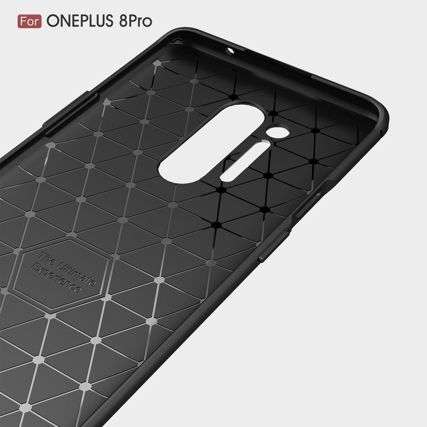 Oneplus 8 Pro Carbon Fibre Case [Black]