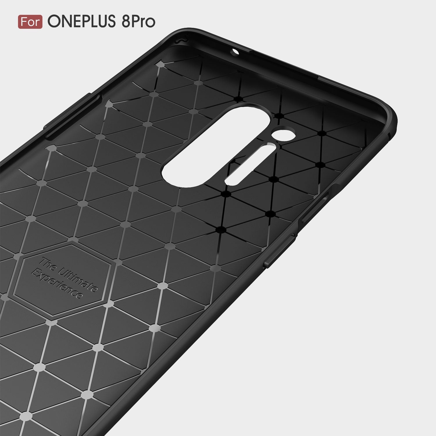 Oneplus 8 Pro Carbon Fibre Case [Black]