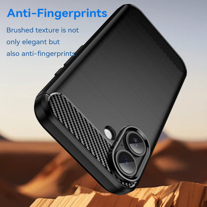 Iphone 17 Carbon Fibre Case [Black]
