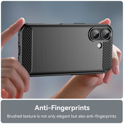 Iphone 17 Carbon Fibre Case [Black]