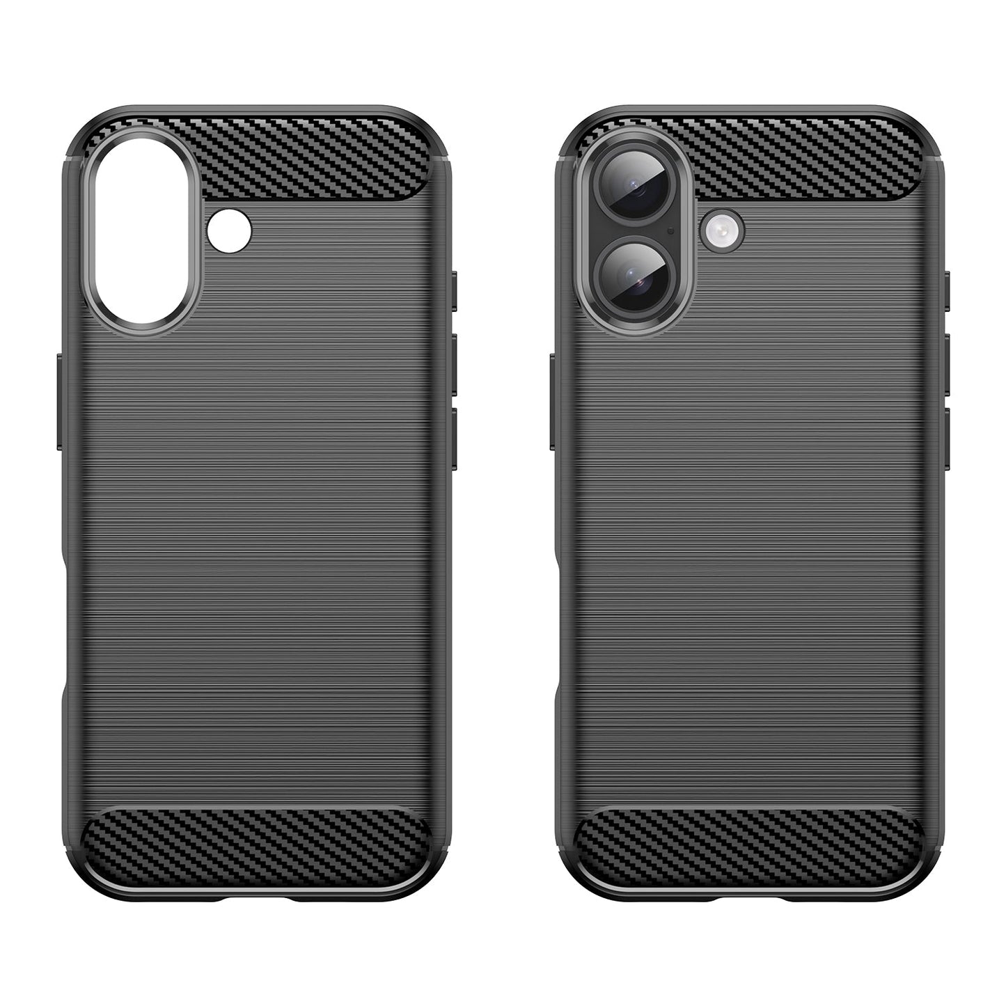 Iphone 17 Carbon Fibre Case [Black]