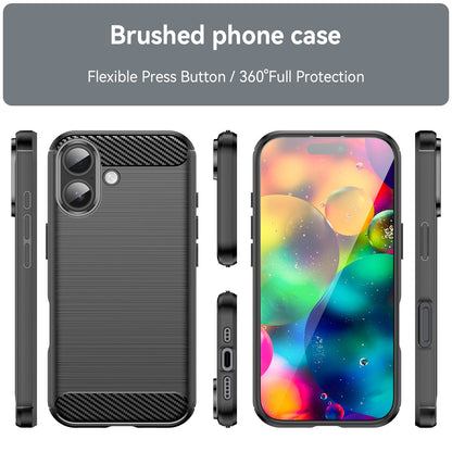 Iphone 17 Carbon Fibre Case [Black]