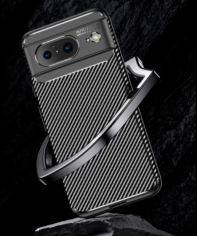 Google Pixel 8 Carbon Fibre Case [Black]