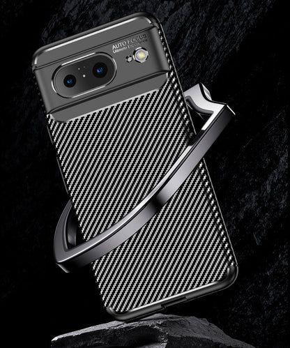 Google Pixel 8 Carbon Fibre Case [Black]