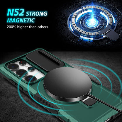 Galaxy S25 Ultra Magsafe Sliding Cover Case [Teal]