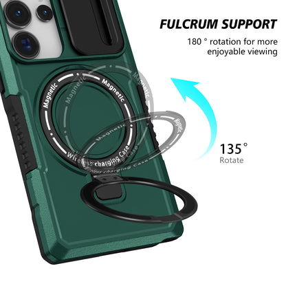 Galaxy S25 Ultra Magsafe Sliding Cover Case [Teal]