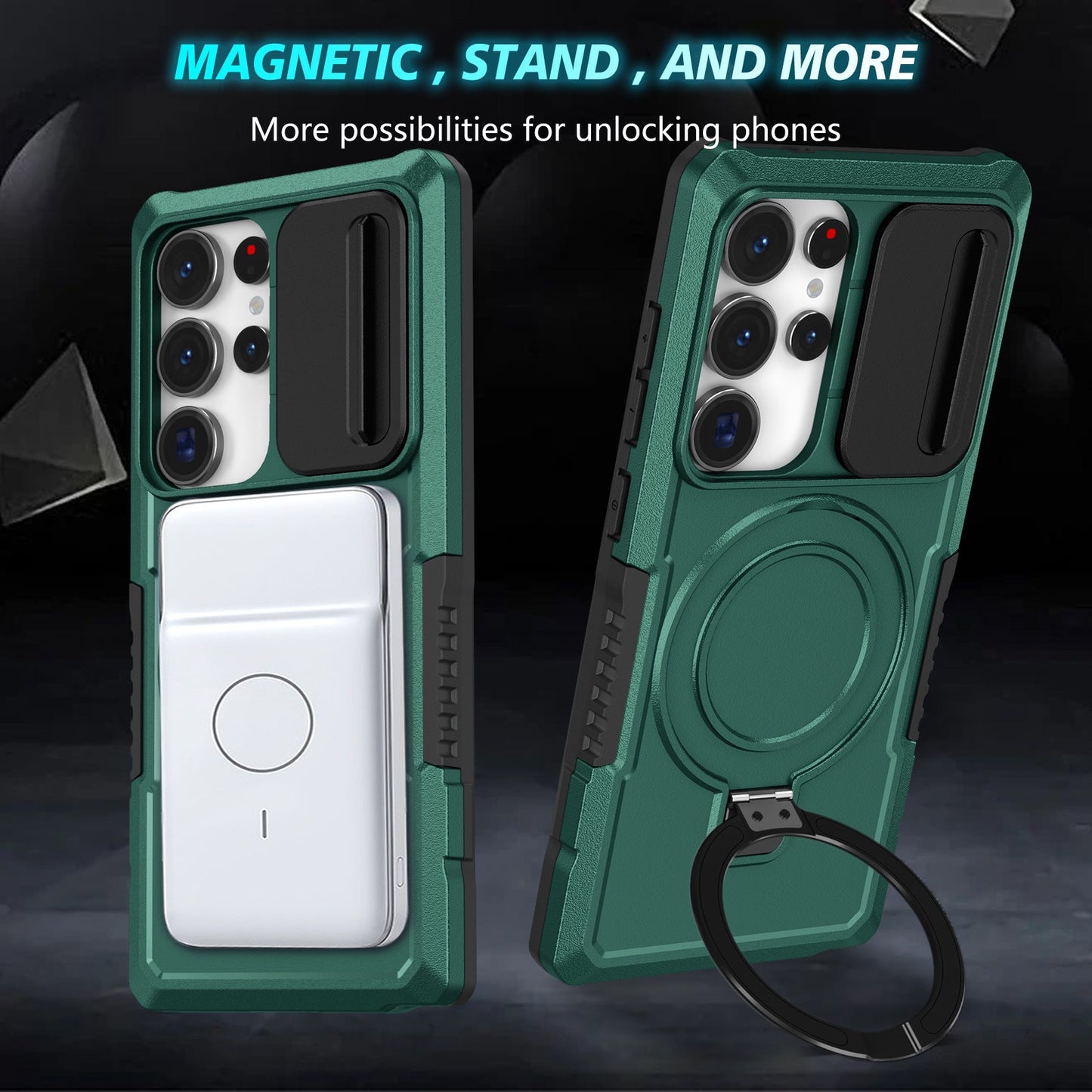 Galaxy S25 Ultra Magsafe Sliding Cover Case [Teal]
