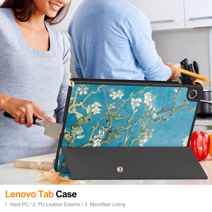 Tab 10.1" 2025 Tb311 Designer Tri-Fold Case [Plum Tree]