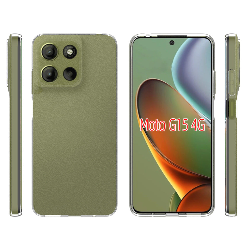 Moto G15 Soft Gel Case [Clear]