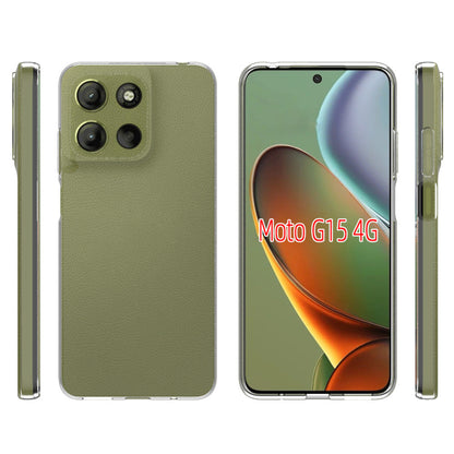 Moto G15 Soft Gel Case [Clear]