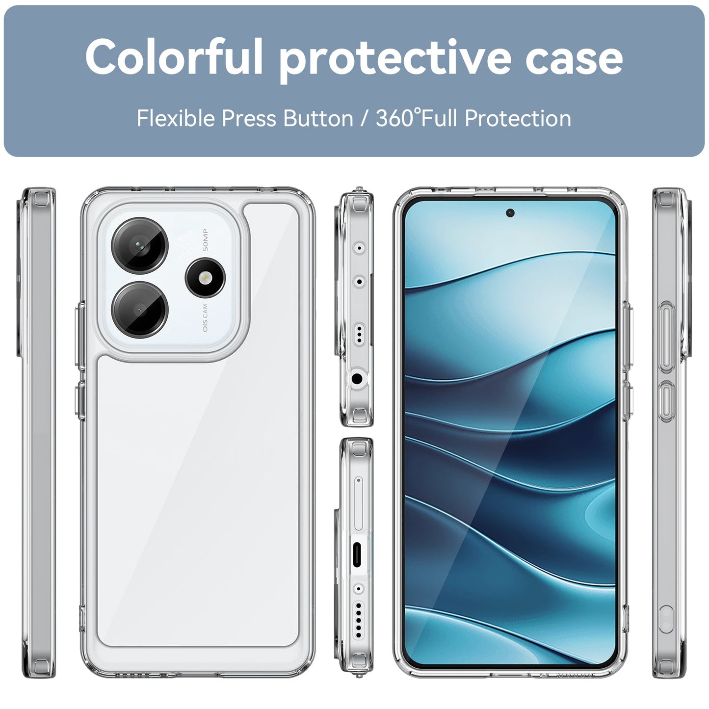 Xiaomi Redmi Note 14 5g Soft Gel Case [Clear]
