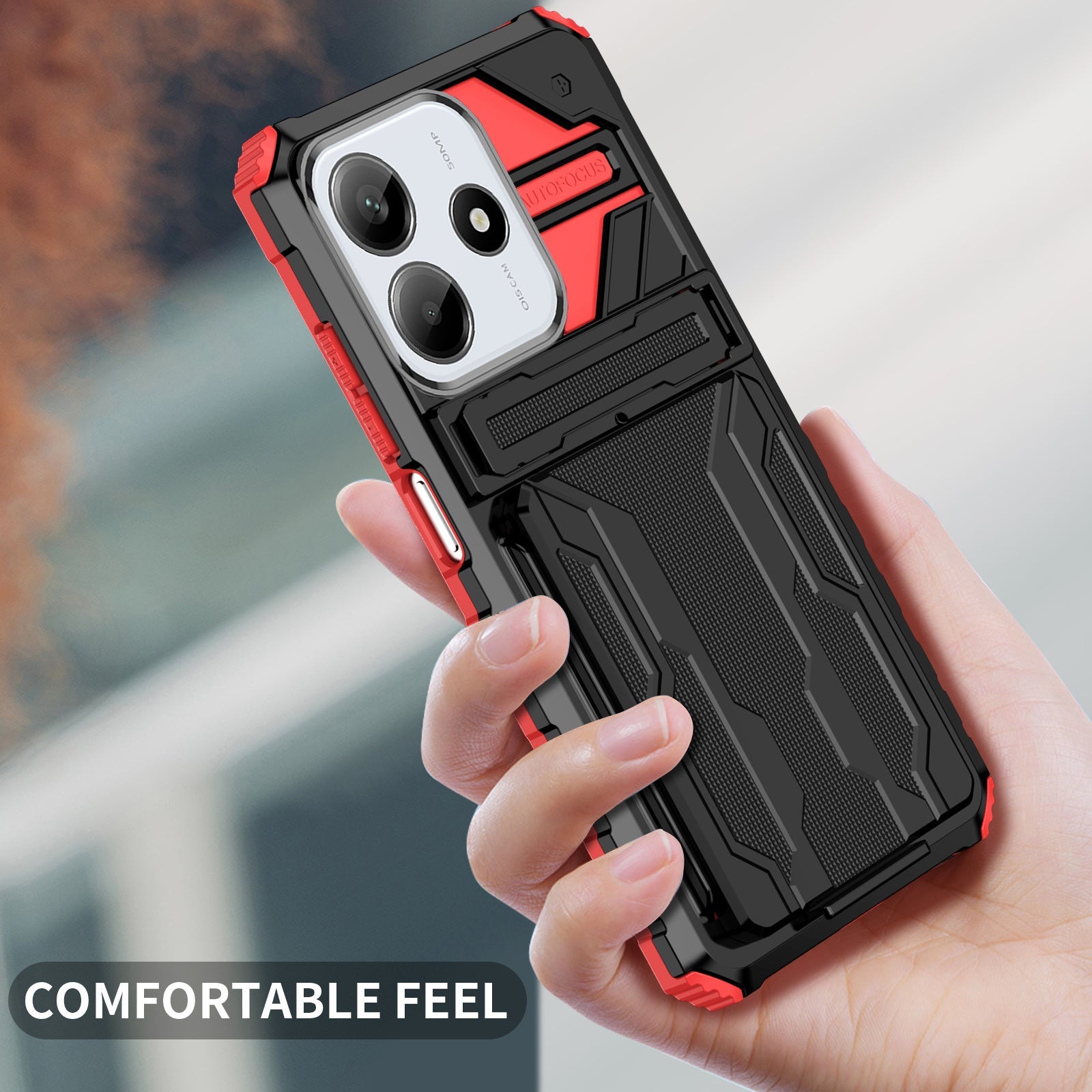 Xiaomi Redmi Note 14 5G Heavy Duty Case [Red]