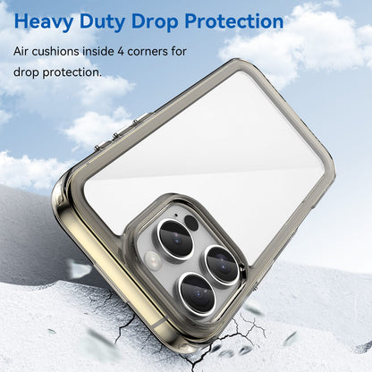 Iphone 16 Pro Soft Gel Case [Clear Grey]