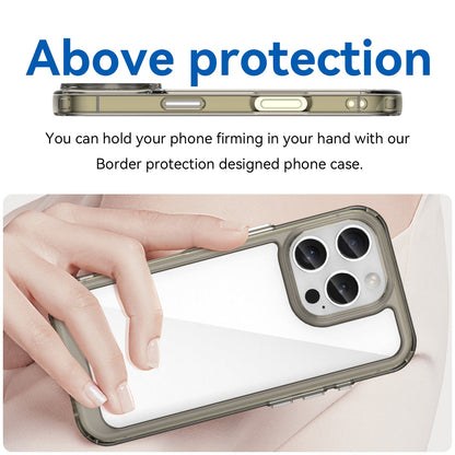 Iphone 16 Pro Soft Gel Case [Clear Grey]