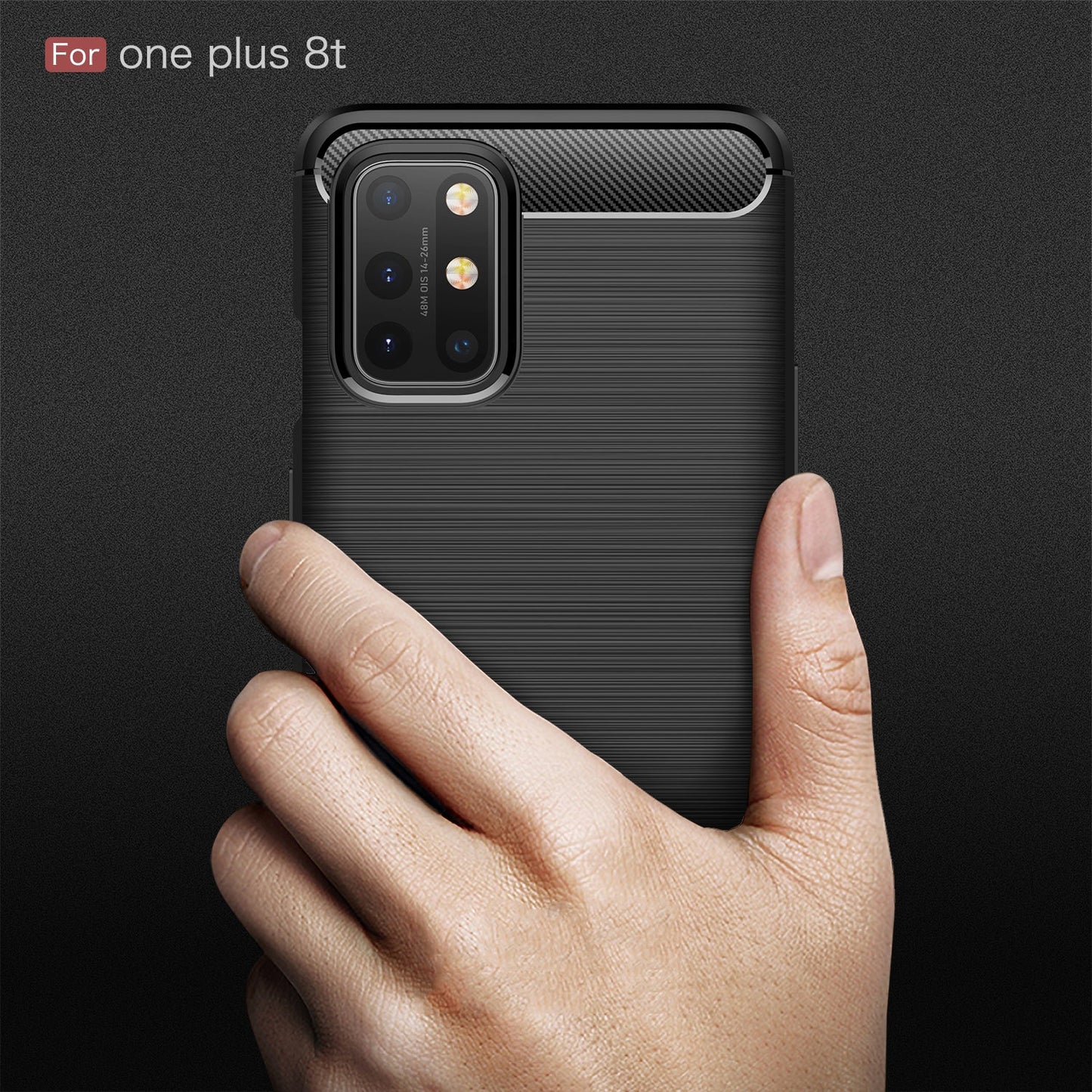Oneplus 8t Carbon Fibre Case [Navy]