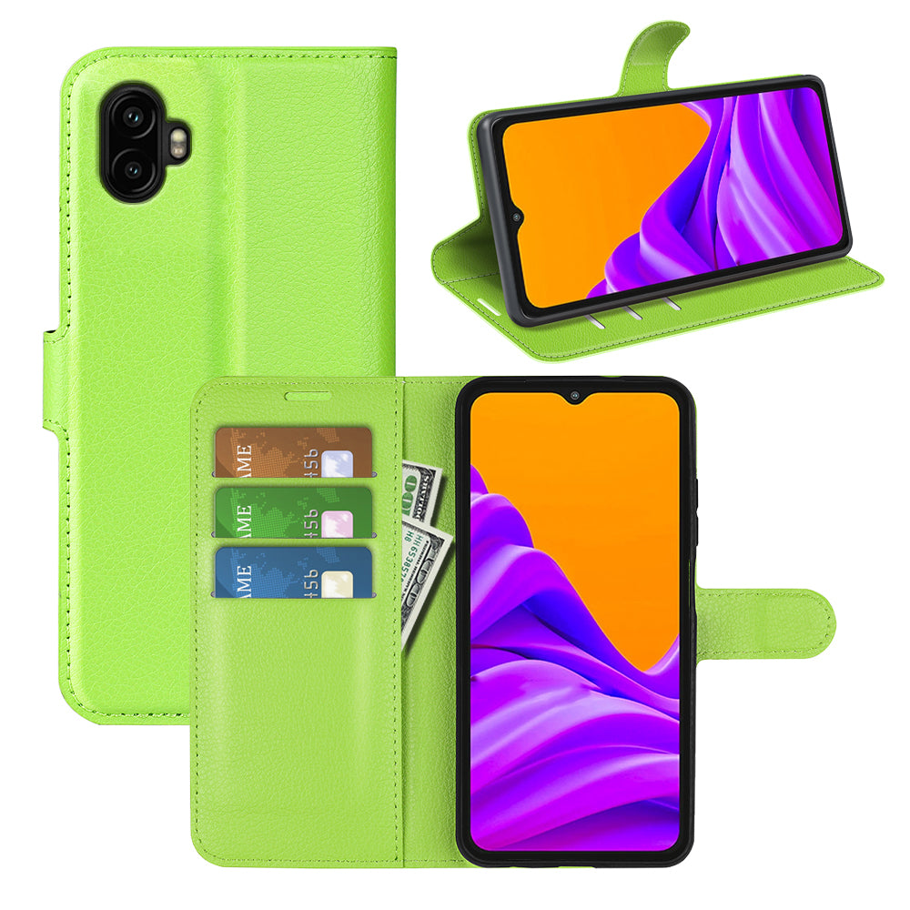 Galaxy Xcover 7 Pro Pu Wallet Case [Green]