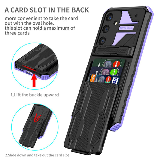 Galaxy S25 Plus Kickstand Heavy Duty Case [Purple]