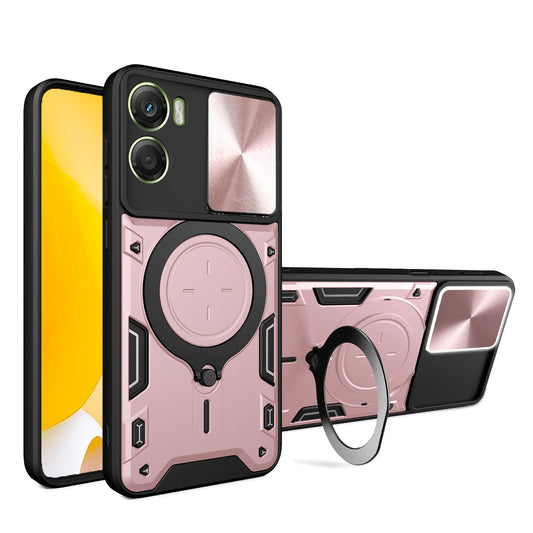 Moto G06 Ring Kickstand Case [Rose Gold]