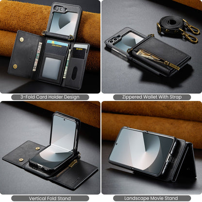 Galaxy Z Flip 7 Fe Pu Wallet Case [Black]