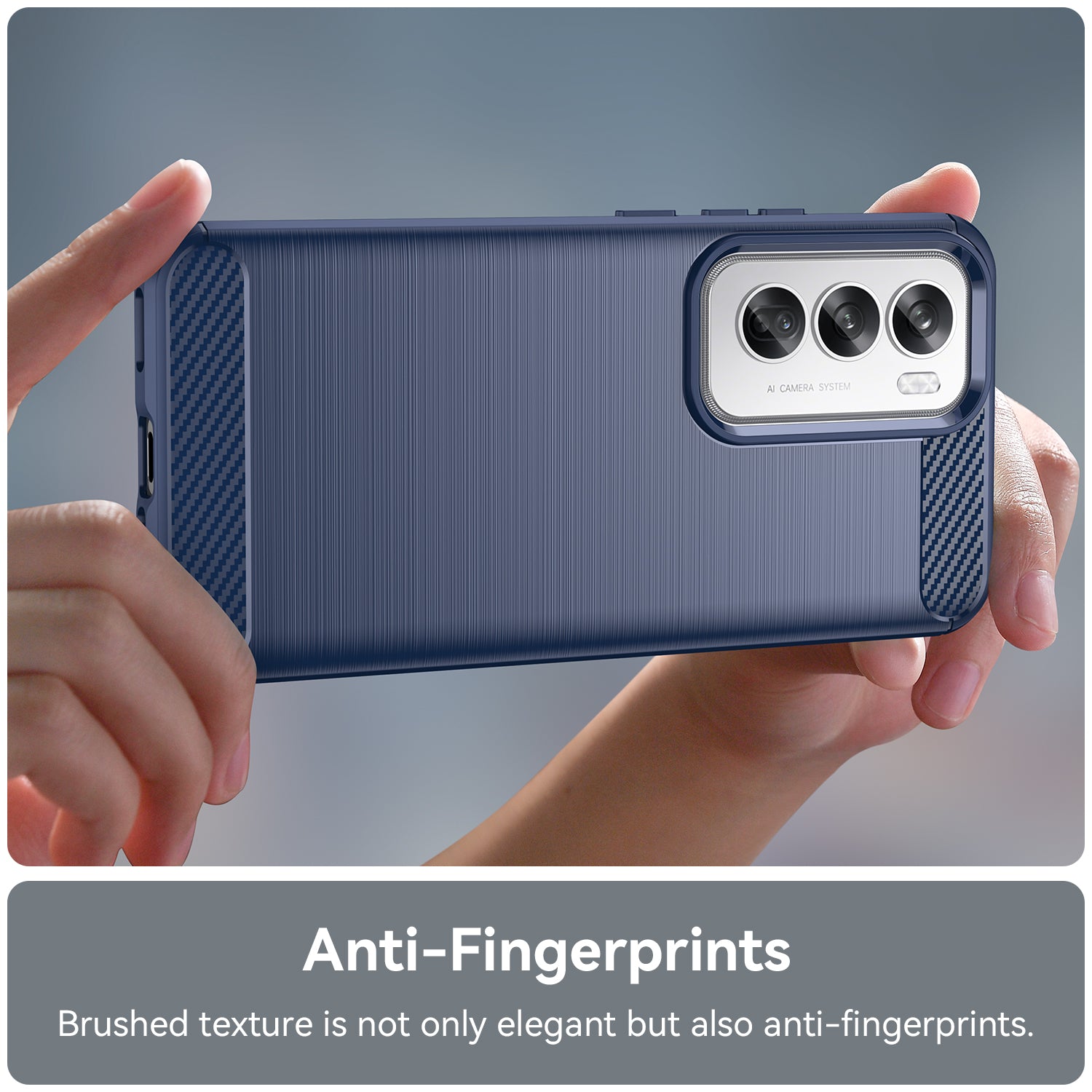 Oppo Reno 12 Pro Carbon Fibre Case [Navy]