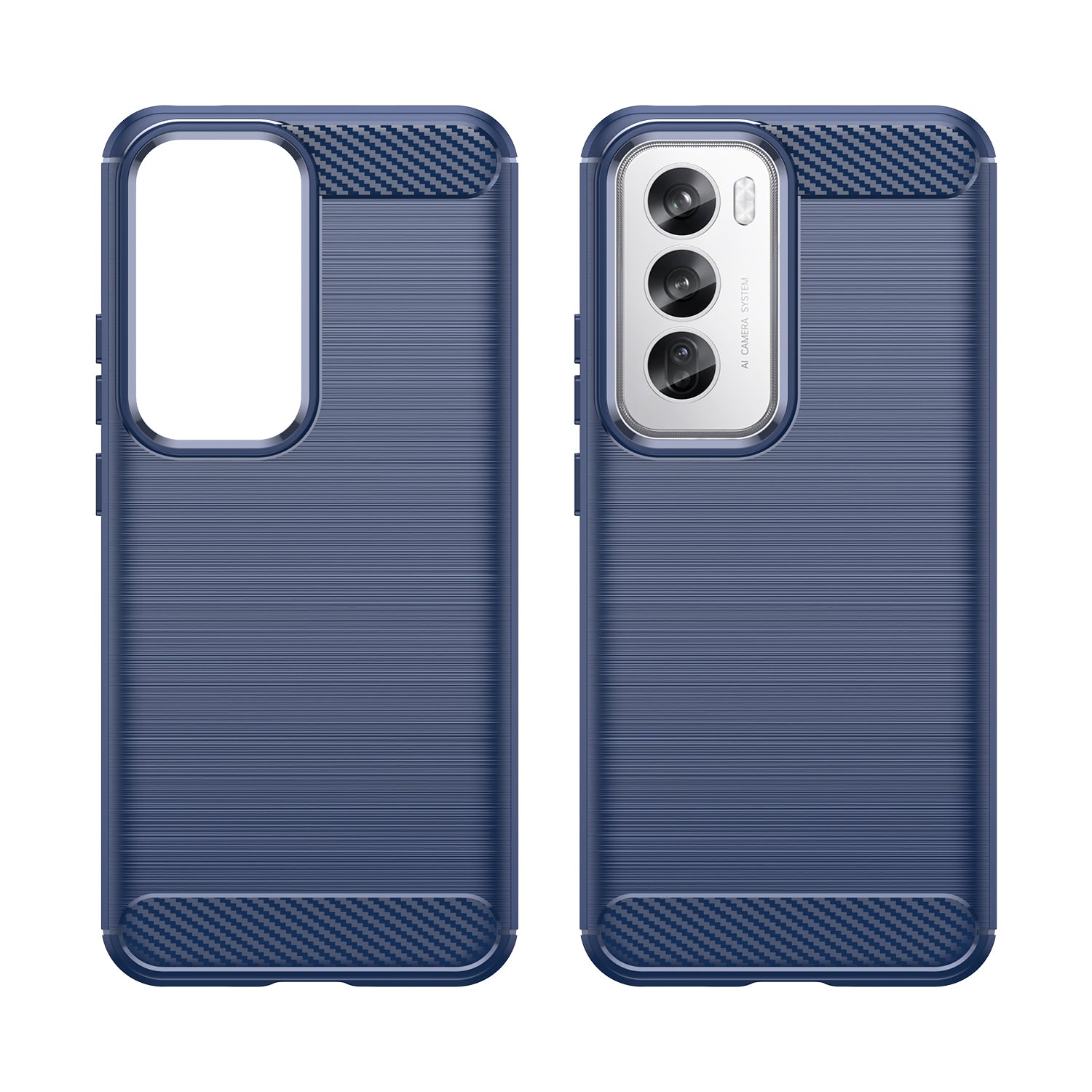 Oppo Reno 12 Pro Carbon Fibre Case [Navy]