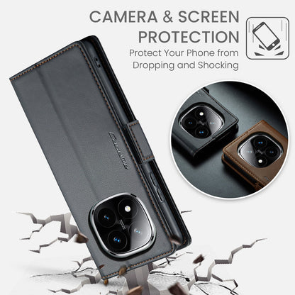 Xiaomi Redmi Note 14 Pro 5g Pu Wallet Case [Black]