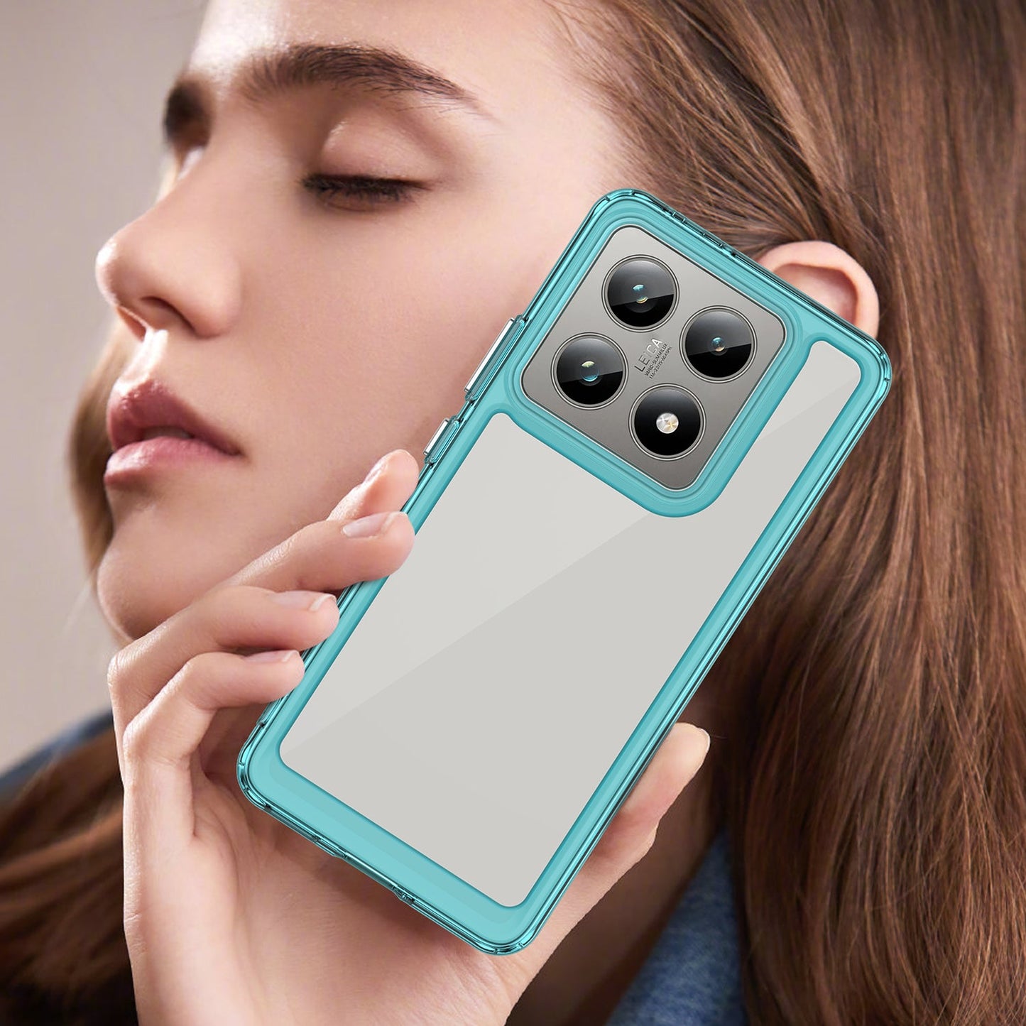 Xiaomi 14T Soft Gel Bumper Case [Clear Blue]