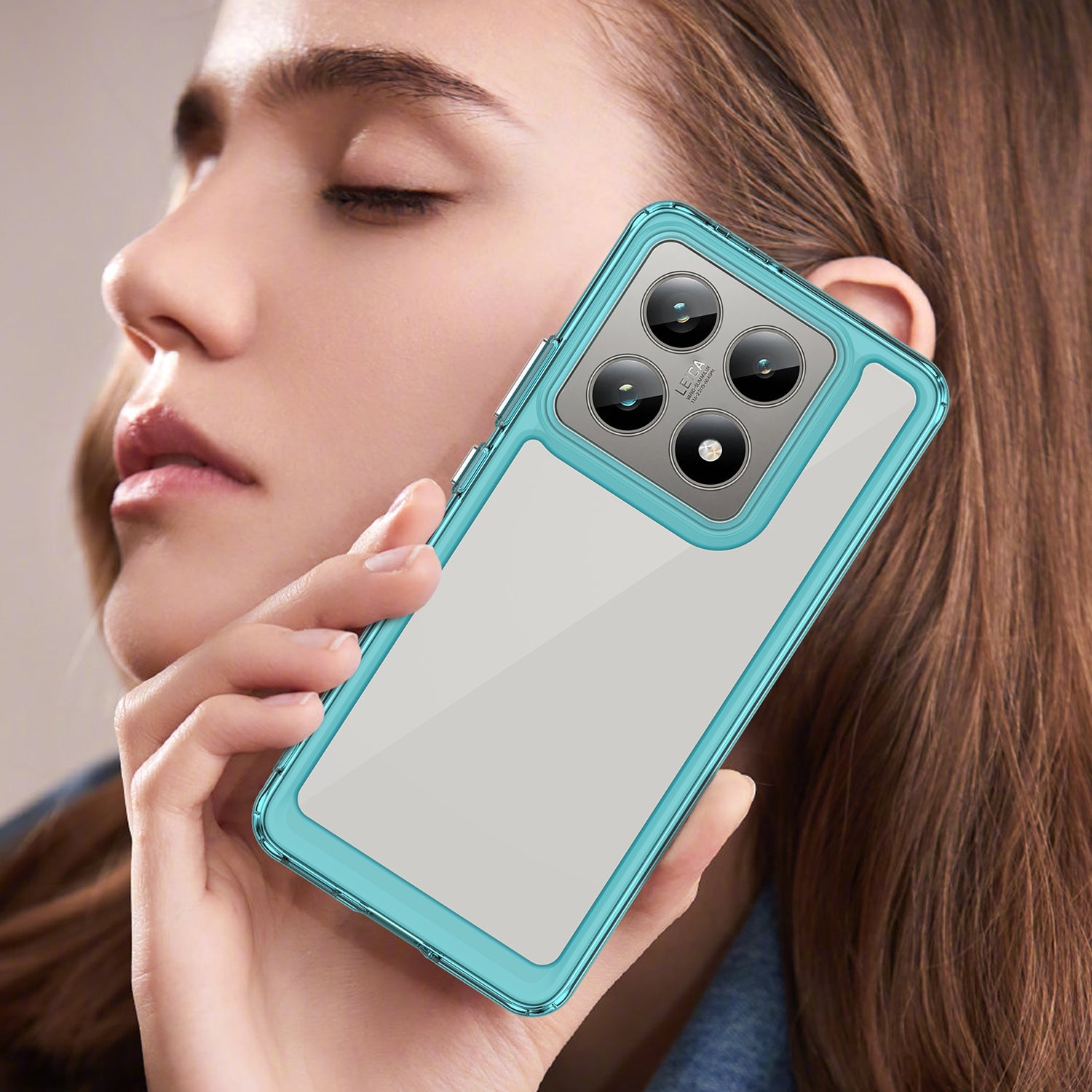 Xiaomi 14T Soft Gel Bumper Case [Clear Blue]