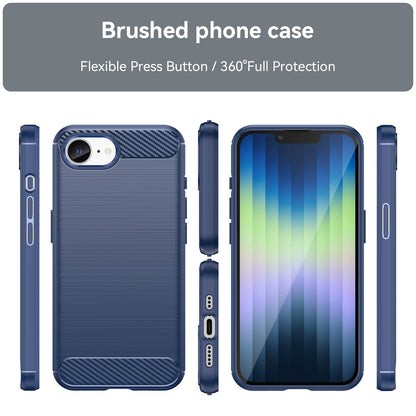 Apple iPhone 16E Carbon Fibre Case [Navy]